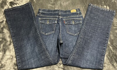 Levis 512 Boot Cut Perfectly Slimming Blue Denim Stretch Size 10M (29x29.5)