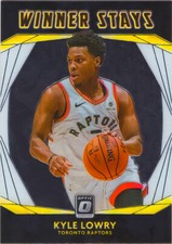 Kyle Lowry 2020-21 Optic Basketball Winner Stays Insert Chrome Card #5 Raptors