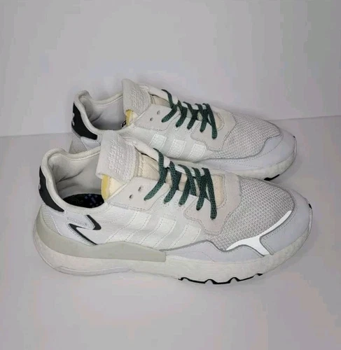 Adidas Nite Jogger Crystal White Boost Running Shoes EE6255  Men’s US Size 7.5