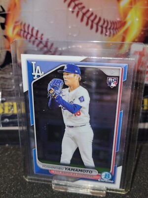 2024 Bowman Chrome Yoshinobu Yamamoto Rookie RC #73 Los Angeles