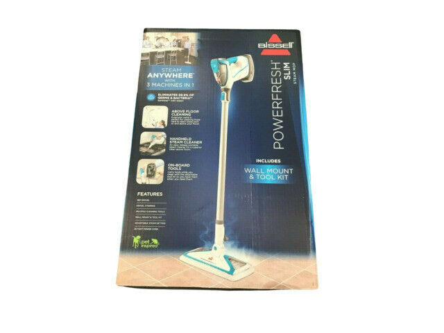 BISSELL&reg; PowerFresh Slim 3-in-1 Steam Mop in White/Blue - M