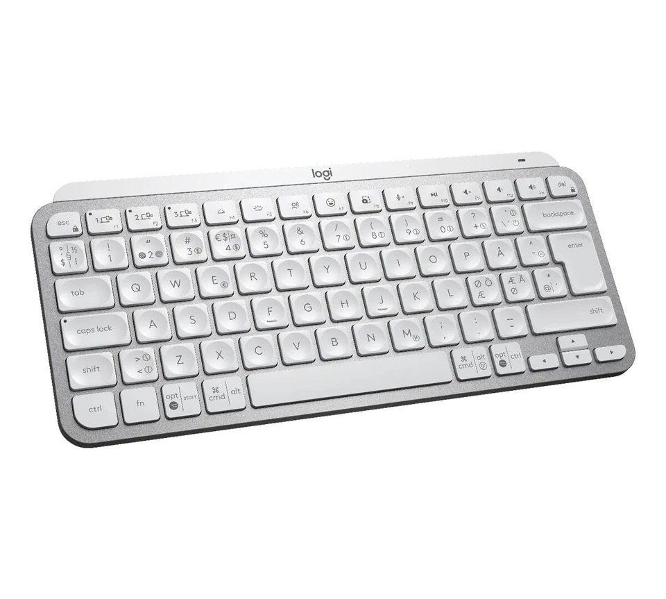 Logitech MX Keys Mini Bluetooth Keyboard Win Mac Scandinavian QWERTY Gray Bulk - Image 2 of 4