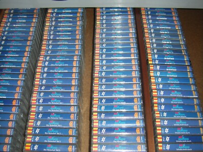 Auswahl Hörspiel-Kassetten - Bibi Blocksberg - Cover blau - Kiosk Kiddinx