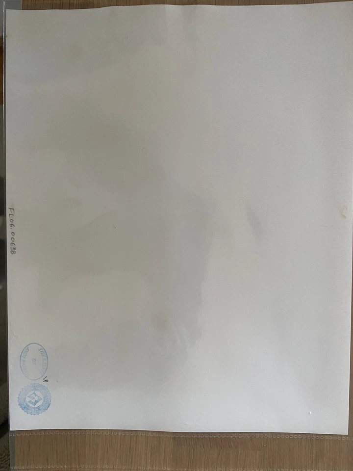 Andy Warhol Rare Vintage 1979 Original Mick Jagger and William S. Burroughs, COA - Image 4 of 4