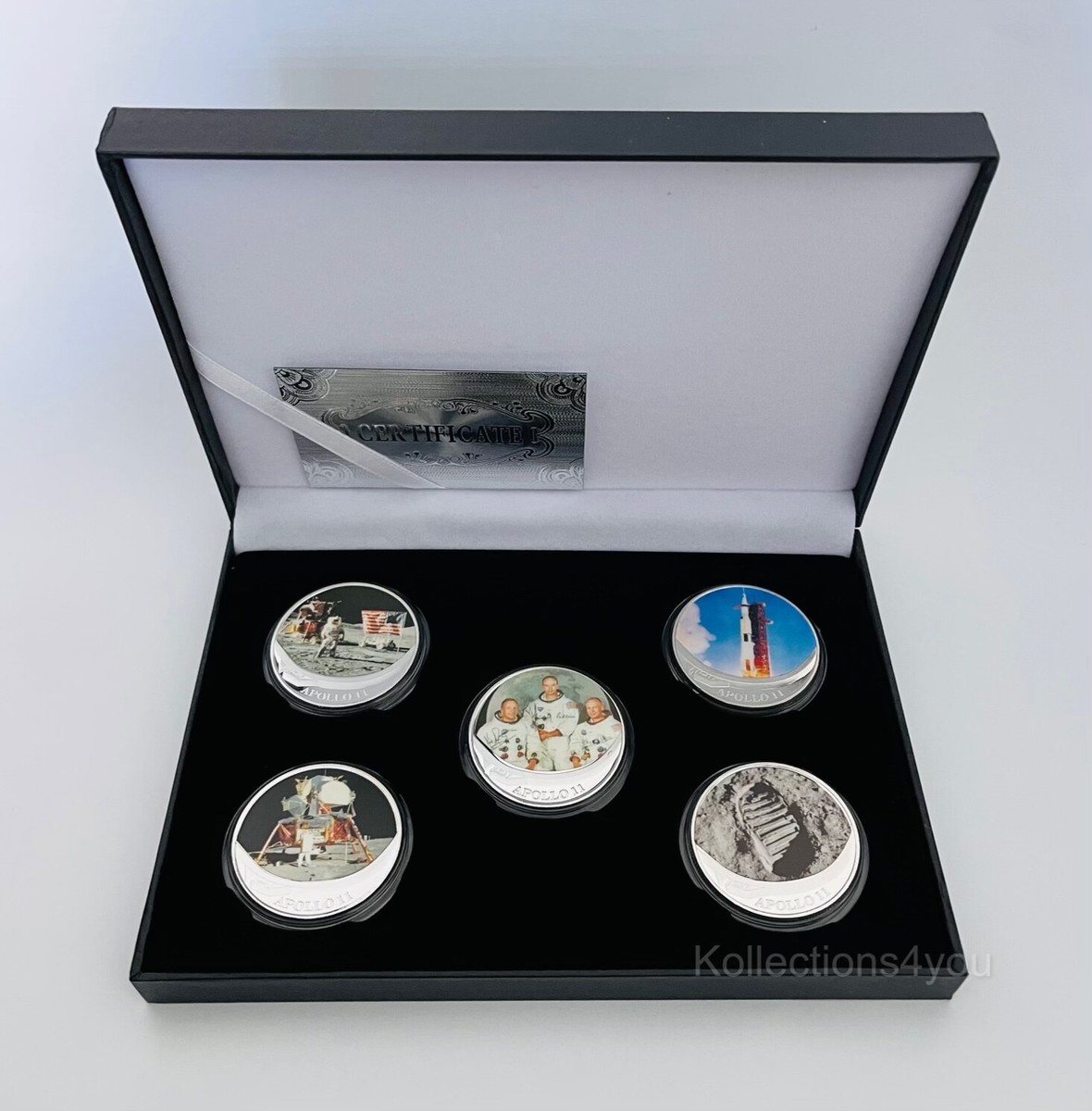 1969 Apollo 11 Moon Landing 50th Anniversary Silver Coins