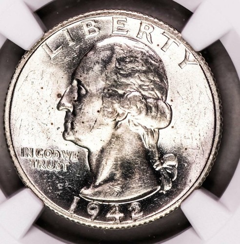 1942-S Washington Quarter MS61 NGC Toned #2337 - Picture 2 of 3