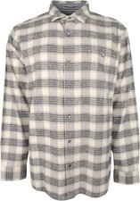 Tommy Bahama Big  Tall 3XB Canyon Beach Rancho Check Flannel Shirt Continental