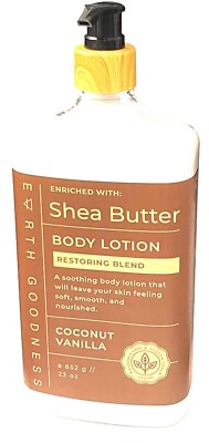 Earth Goodness Body Lotion / Coconut Vanilla enriched with Shea Butt