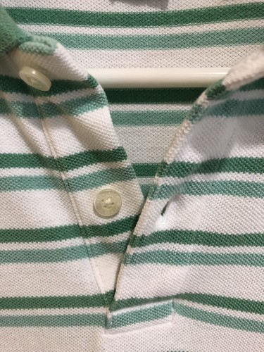 Vineyard Vines Men’s S/S Polo Shirt Size Medium M Green Striped - Picture 5 of 8