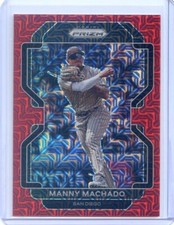 2022 PANINI PRIZM RED MOJO #/149 PADRES MANNY MACHADO NO. 178