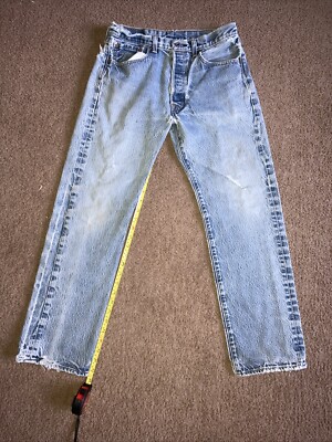 Vintage Y2K Levis 501xx W32,L28 Stone Wash & Button Fly