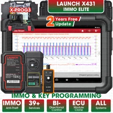 2025 Launch X431 IMMO ELITE PLUS Key Programming Full System Diagnostic Scanner