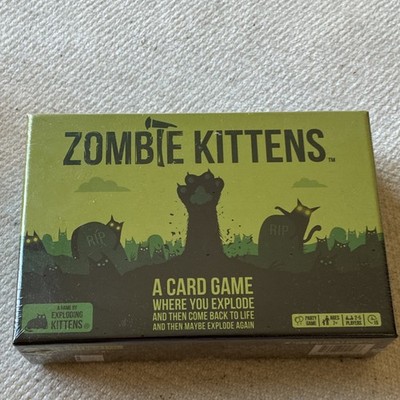 Exploding Kittens Zombie Kittens Card Game 2022, 2-5 Players, Complete