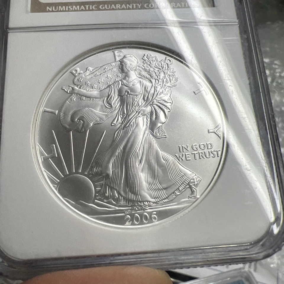 2006 West Point Silver Eagle NGC MS69 - Image 2 of 4