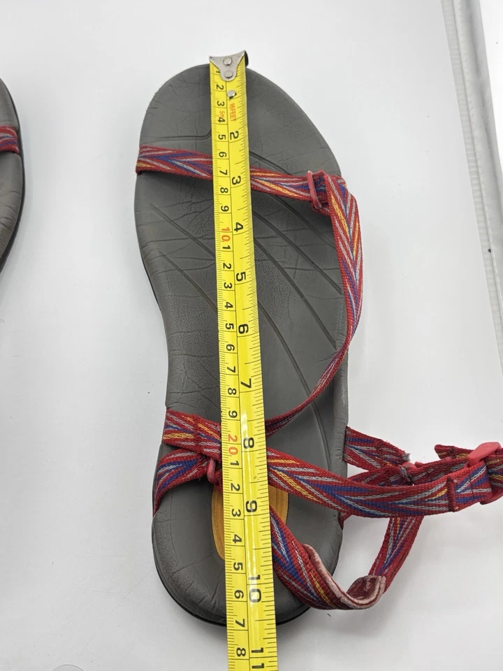 Sandalias de senderismo Teva para mujer con correa en el tobillo de cirra rojas boho talla 11 Foto 4 de 4