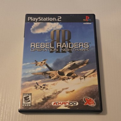 XS Games Rebel Raiders: Operation Nighthawk Sony PS2 Manual NTSC-U/C E10+