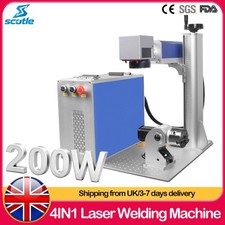 UK Stock JPT 200W YDFLP-E2-200-M7-M-R Laser Engraver Marking Machine with Ezcad2