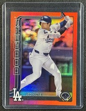 SHOHEI OHTANI 2025 TOPPS #1 RED RAINBOW FOILBOARD FOIL 1/5 DODGERS