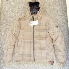 Manuel Ritz Nova Check Mens Heavy Jacket Uk L Ecodown Micro Downjacket Giaccone