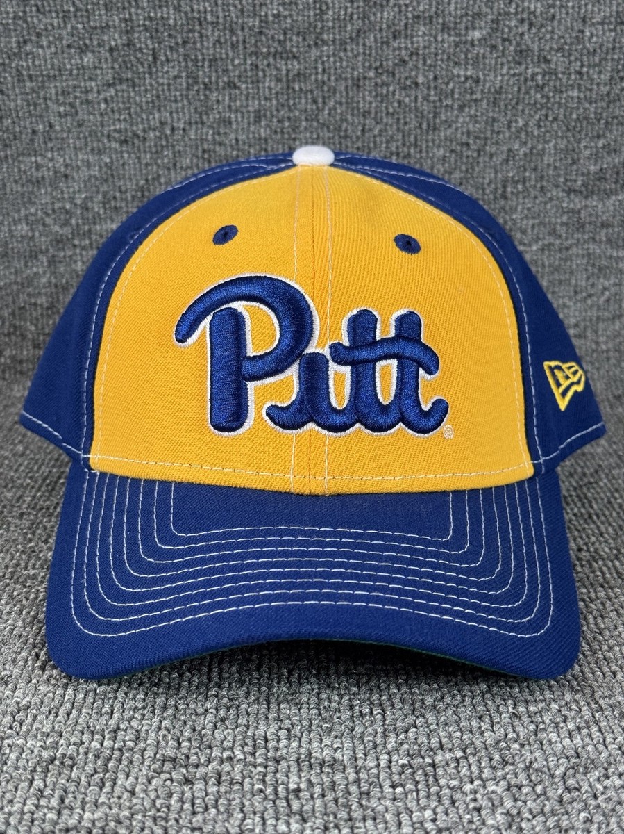 New Era 9FORTY Pittsburgh Panthers Pitt Script Adjustable Snapback Hat Blue