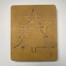 Accucut Ellison Wooden Dies Christmas Tree 5X6 Educational Scrapbooking Crafts
