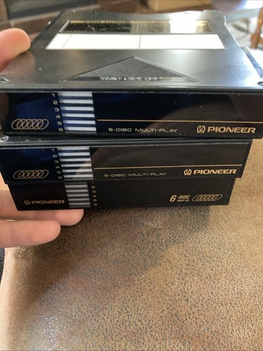 3 Pioneer 6 Disc Multi-Play Cartridge Magazin für CD Wechsler, Modell PRW1141