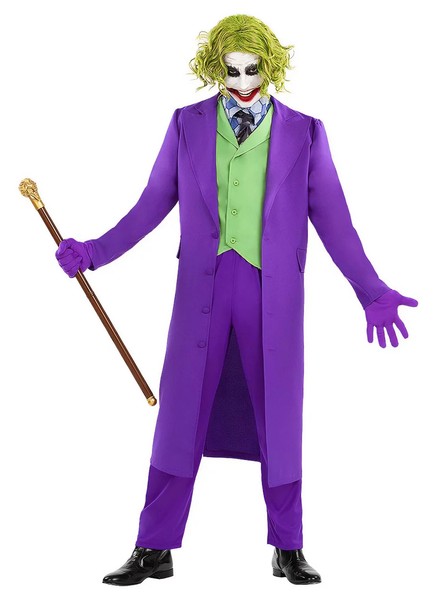 The Dark Knight – Joker KostüM - Der Batman-BöSewicht Im Lilafarbenen Look Aus-image