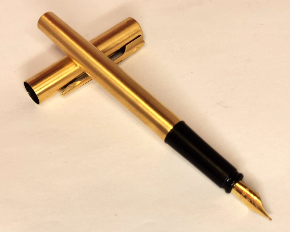 24 Karat Vergoldet Waterman Allure Gradute Füller Füllfederhalter + Gravur - Bild 4 von 4