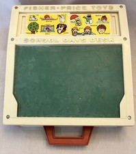 Vintage Fisher Price School Days Play Desk 1970s