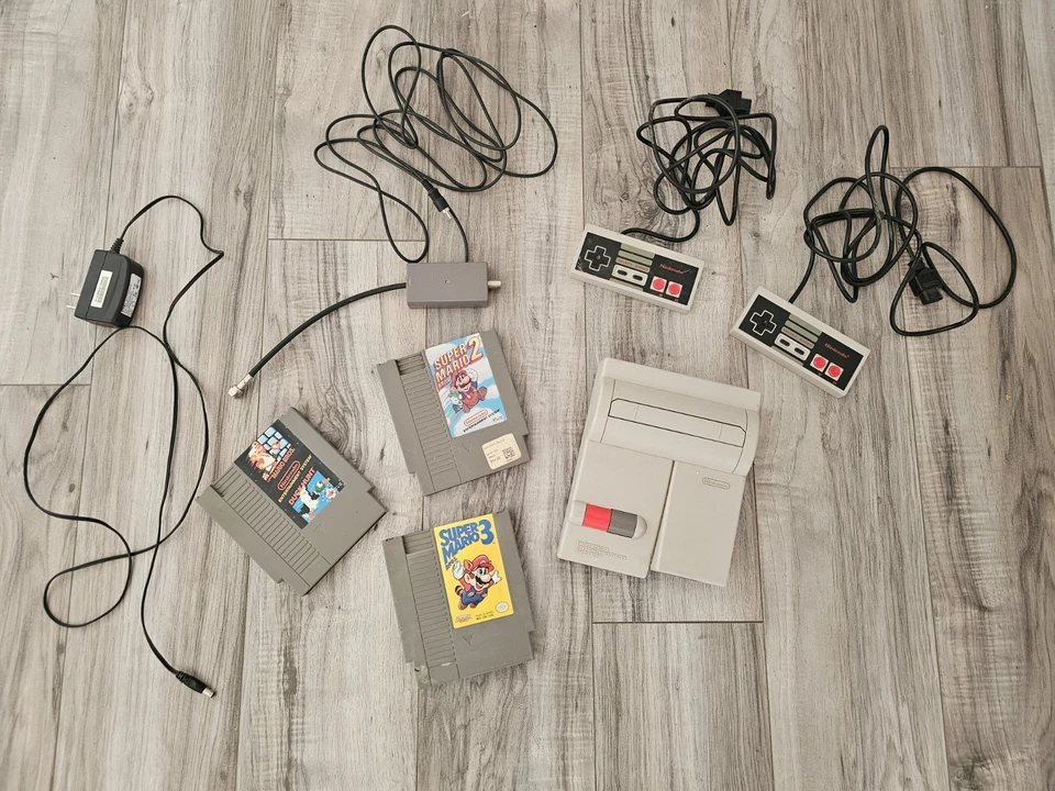 Juegos Mario Top Loader Nintendo NES de colección + Duck Hunt - Probados y funcionando Foto 4 de 4