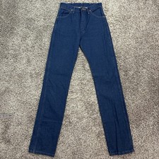 Wrangler Jeans Womens 7x36 Dark Wash High Rise Slim Cowboy Cut Western 14MWZG