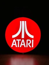 Atari Lightbox – Retro Gaming Vintage Illuminated LED Sign – 50 cm (19.7”)