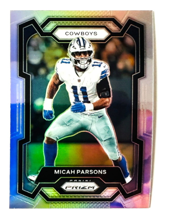 2023 Panini Prizm Micah Parsons SILVER Prizm Card #78 Cowboys Star!