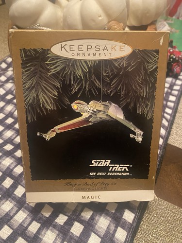 Hallmark Keepsake Ornament/Star Trek Next Generation Klingon Bird of Prey 1994 - Imagen 1 de 2