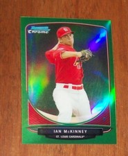 2013Bowman Chrome St Louis Cardinals Ian McKinney Green Prizm Mini Card
