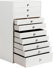 Large Jewelry Box Jewelry Case W/ 10 Drawers Big Small Jewelry Jewelry Storage