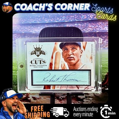 2015 Panini Diamond Cuts /99 Bobby Thomson Cut Auto #2 New York Giants 🔥