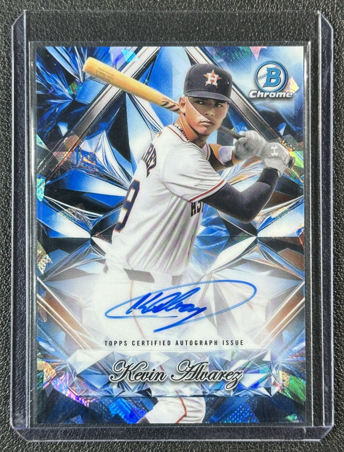 KEVIN ALVAREZ 2025 BOWMAN CHROME SAPPHIRE #SSA-KA SELECTIONS REFRACTOR AUTO