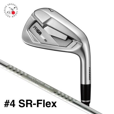 PRGR Golf 02 Iron #4 SR-Flex M-40 Spec Steel III ver.2 Steel Shaft RH Men 2026