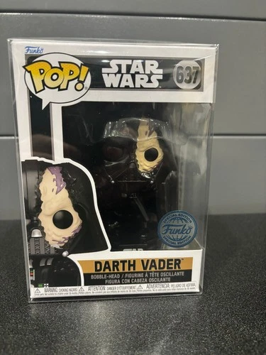 Funko Pop! Star Wars Darth Vader #637 Funko Special Edition With Pop Protector