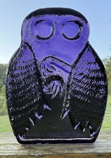 Blenko Glass Bookend 2423 - Mothman