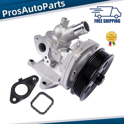 Engine Water Pump w/ Thermostat for Chevrolet Malibu Traverse GMC Canyon Terrain