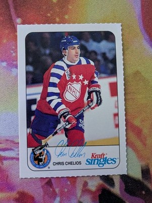 Chris Chelios 1992-93 Kraft Singles All-Star