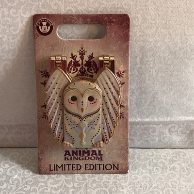 Disney Animal Kingdom LE Magical Menagerie Snowy Owl Open Bambi New Rare HTF Pin