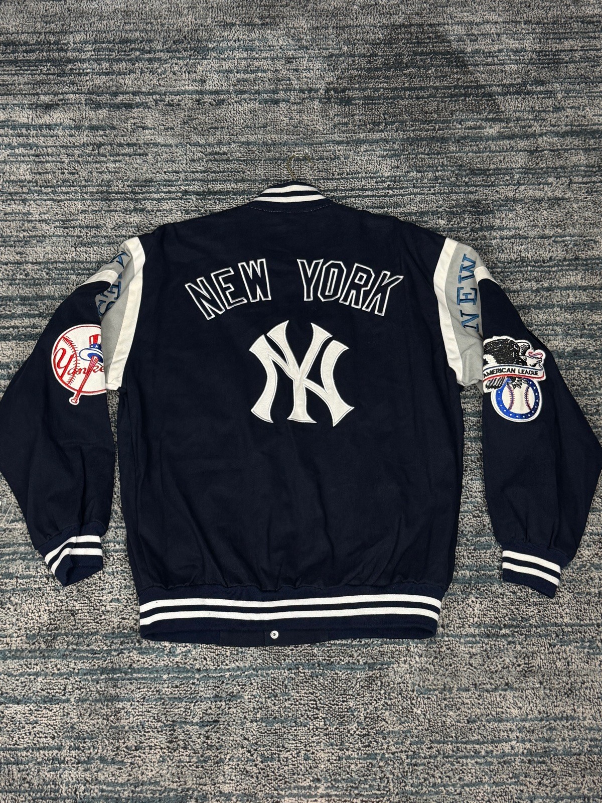Vintage MLB Jeff Hamilton New York Yankees JH Jacket Size L image 7
