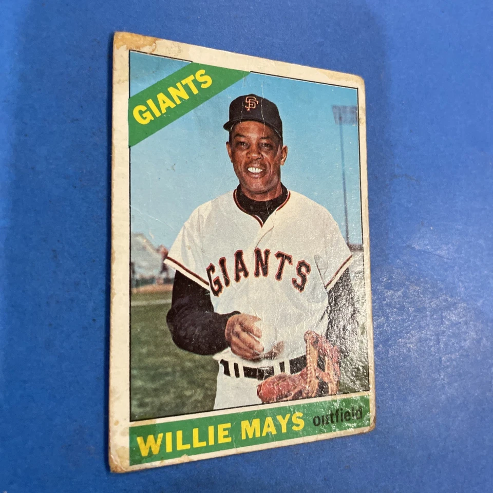 LOTE DE TARJETAS DE BÉISBOL 1966 TOPPS CON ESTRELLAS WILLIE MAYS, KOUFAX, YAS, TONY PEREZ RC Foto 3 de 4