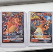 2x Bundle | Charizard GX SM211 Promo & GX 9/68 Hidden Fates Holo Pokemon Cards
