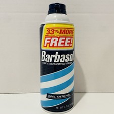 Vintage Barbasol COOL MENTHOL Beard Buster Thick Rich Shaving Cream, 14.75 Oz