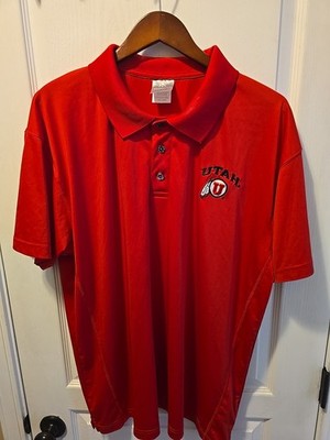 University Of Utah Utes Knights Apparel Men's 2XL Golf/Casual Polo 100%...