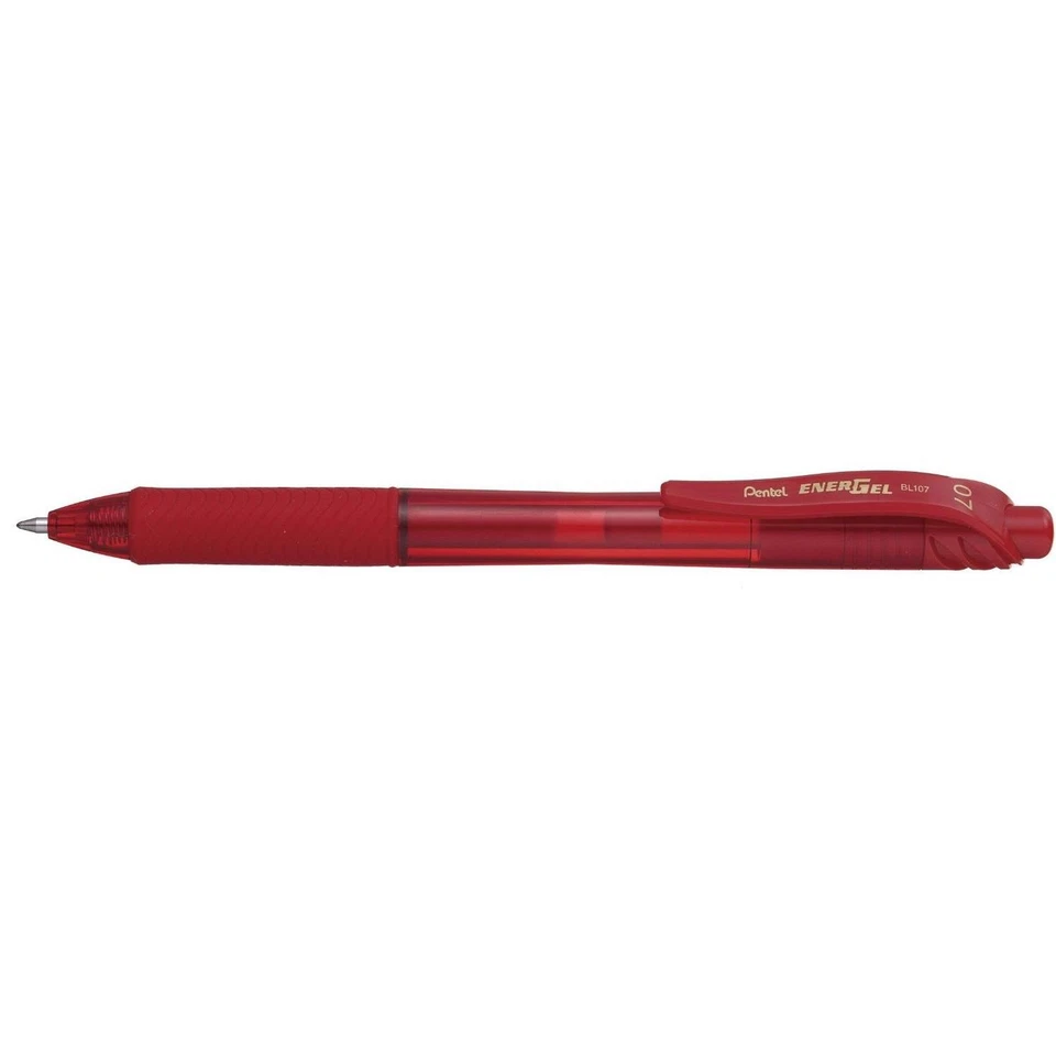 [BL107-B] Pentel Stylo Roller Encre Gel EnerGel-X BL107 Pointe 0,7mm Rouge